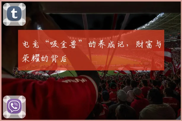 电竞“吸金兽”的养成记，财富与荣耀的背后
